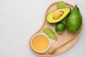 mixture avocado mask
