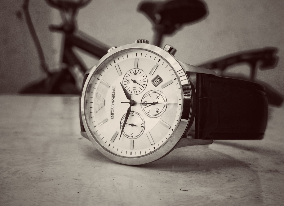leather strap watch